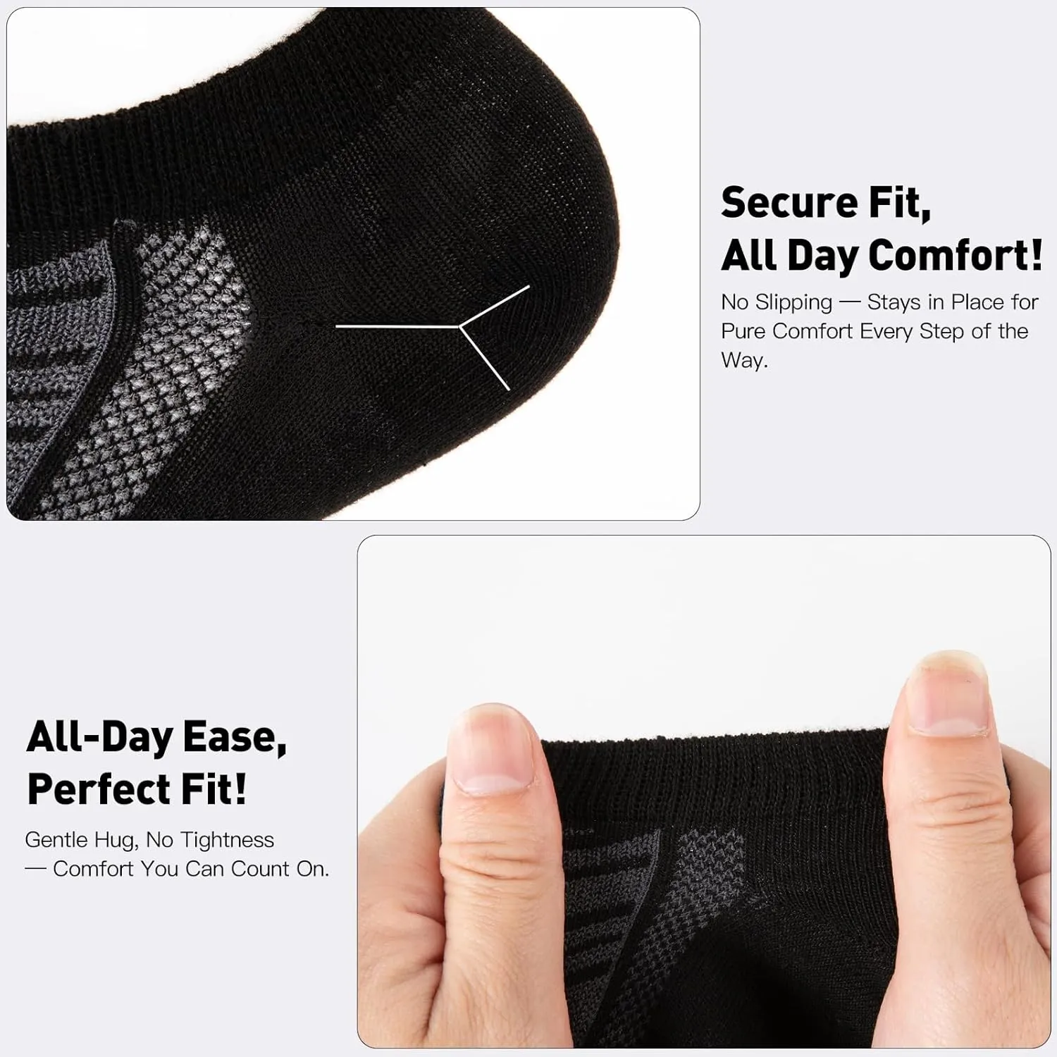 15 Pairs Lightweight Low Cut Socks Men/Women - Breathable Bulk Thin No Show Socks for Men Value Classical Pack