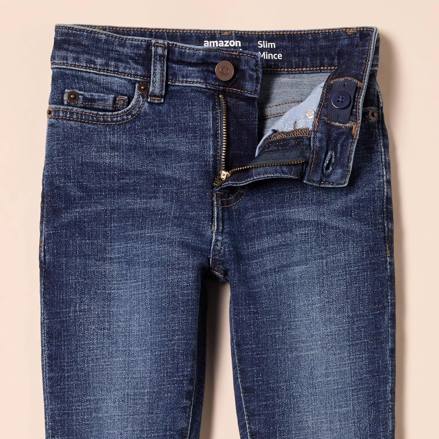 Amazon Essentials Boys' Stretch Slim-Fit Jeans