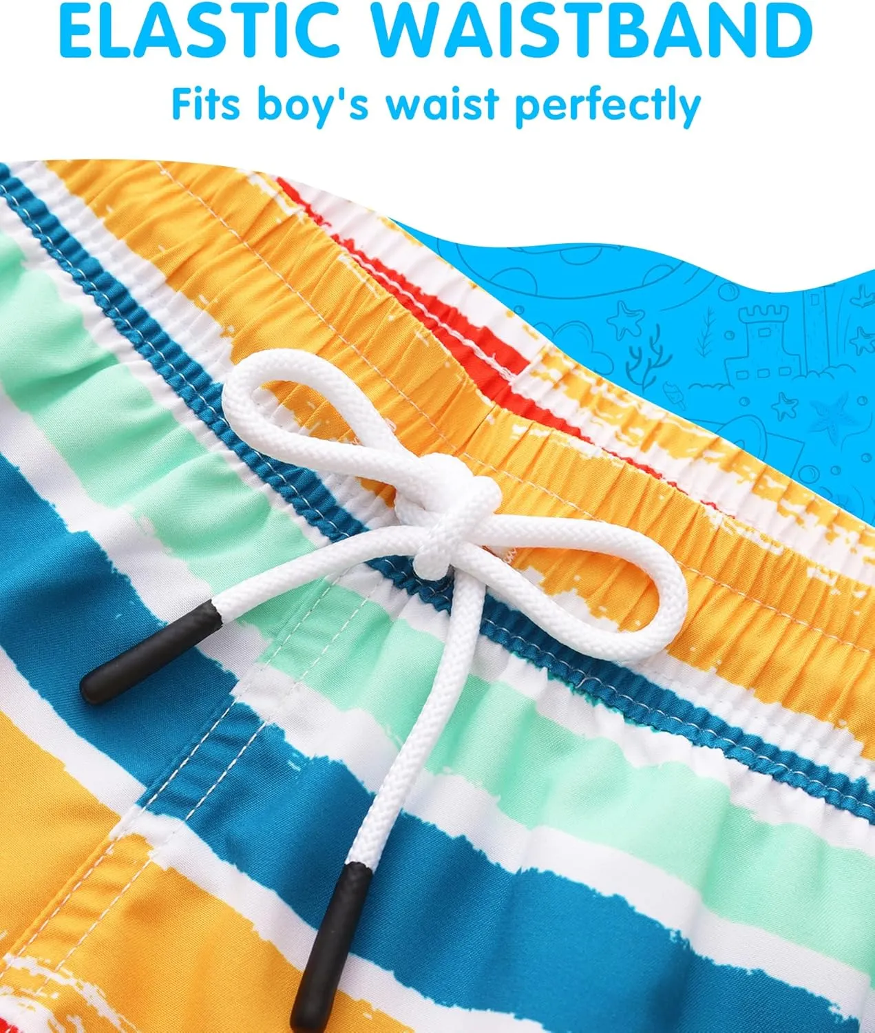 Boys' Swim Trunks - Toddler Swimsuit Shorts