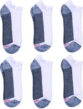 Hanes Men's Max Cushion Low Cut Socks, 6 and 8 Packs