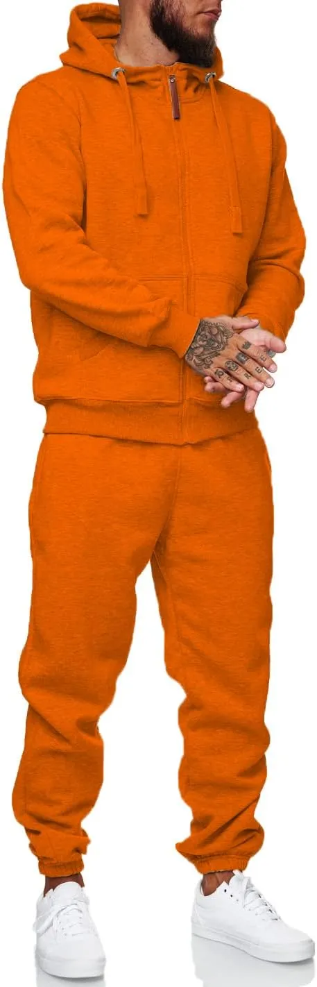 HHGKED Sweat suits men Tracksuits 2 Piece sets Athletic Jogging suits Casual Outfits for men